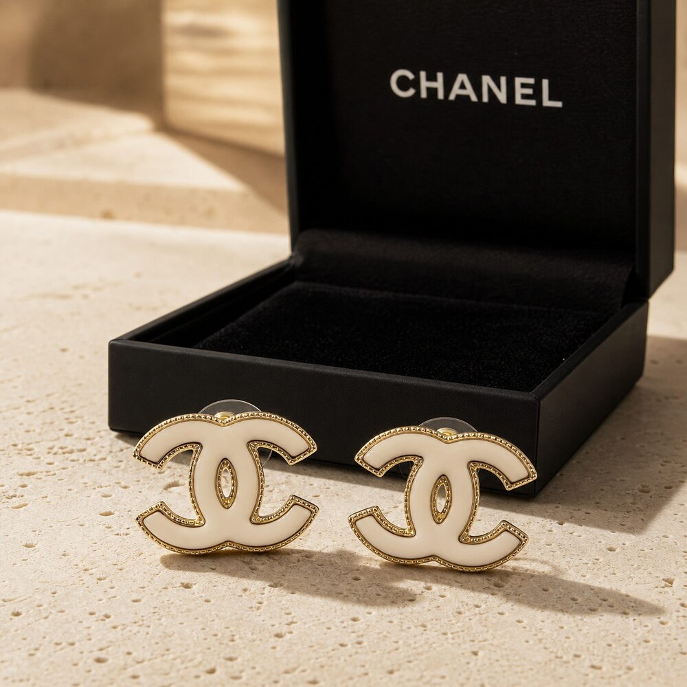 CHANEL Classic Parisian Earrings Style 37 | New with Box - Picture 4 of 9